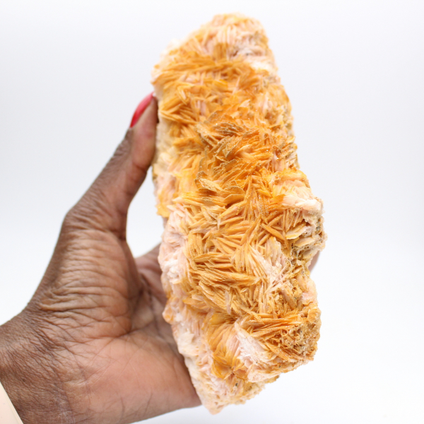 Naturlig kristallisering av marockansk orange baryt