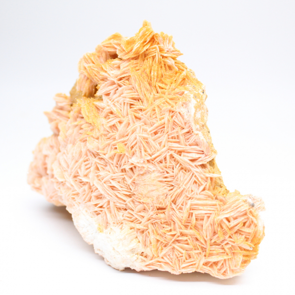 Orangea barytkristaller från Marocko för samlare