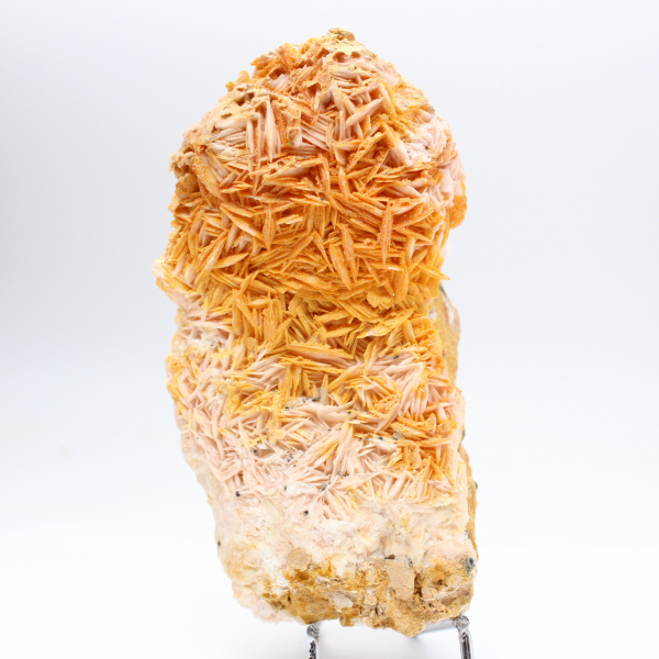 Naturliga orange barytkristaller från Marocko