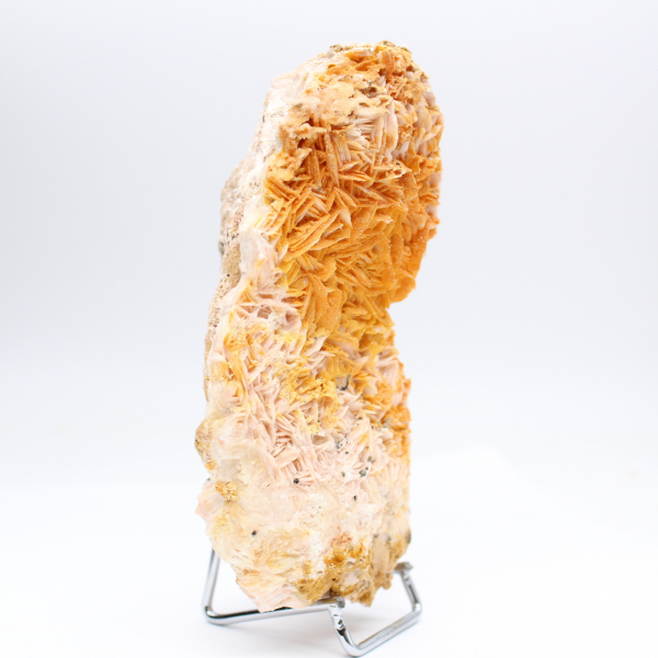 Naturliga orange barytkristaller från Marocko