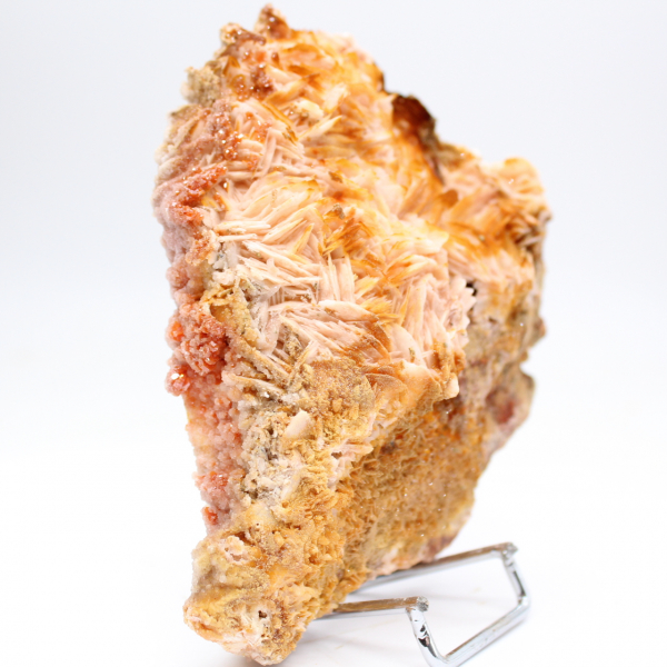 Orangea barytkristaller från Marocko för samlare