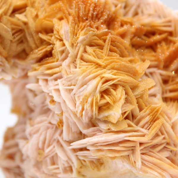 Kristallisering av fin marockansk orange baryt