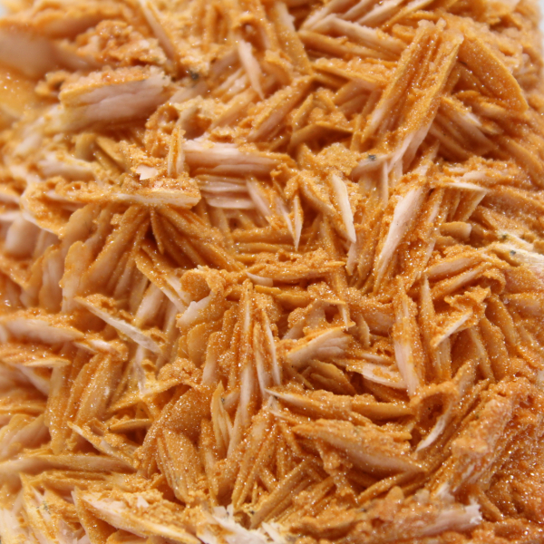 Naturliga marockanska orange barytkristaller