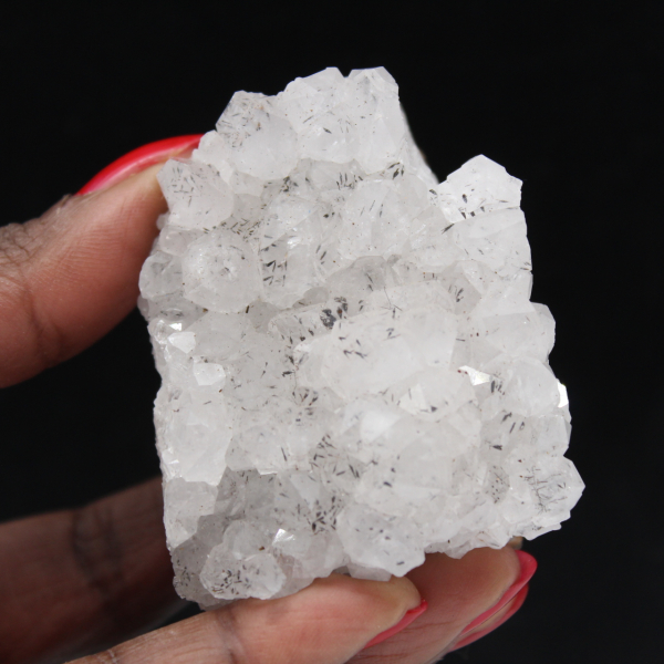 Liten kvarts med goetitinnehåll, naturlig bergart 170 g