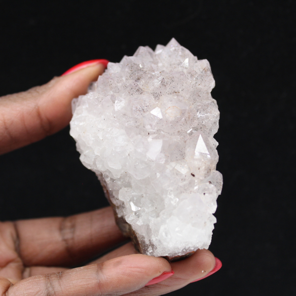 Kvartsdruser med goetit, mineralprov 155 g