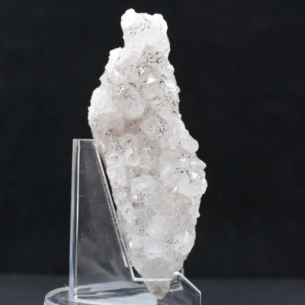 Goetitkvartskristaller, rå naturlig bergart, Marocko