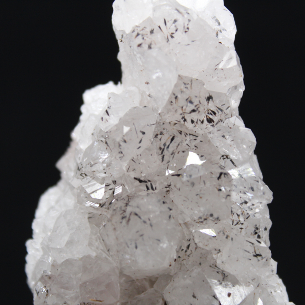 Goetitkvartskristaller, rå naturlig bergart, Marocko