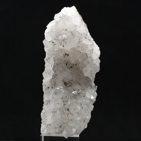 Autentisk rå marockansk kvarts, goetitkristaller