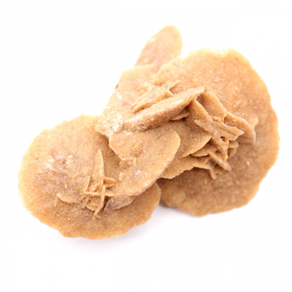 Liten marockansk ökenros: strålglansen av naturligt gips