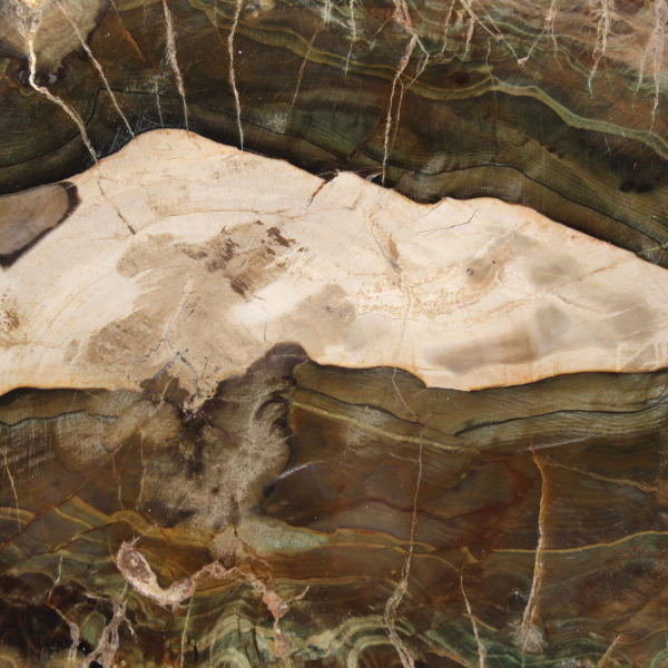 Avlång skiva av kiselträ - Ursprung: Madagaskar