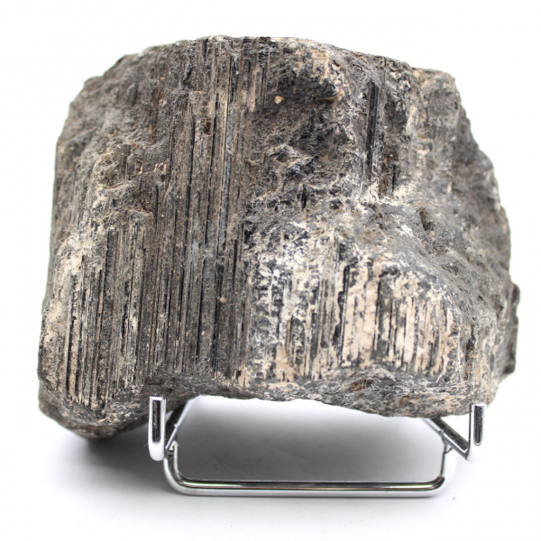 Stor svart turmalin från Madagaskar - Autentisk mineral