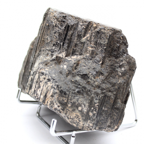 Stor svart turmalin från Madagaskar - Autentisk mineral