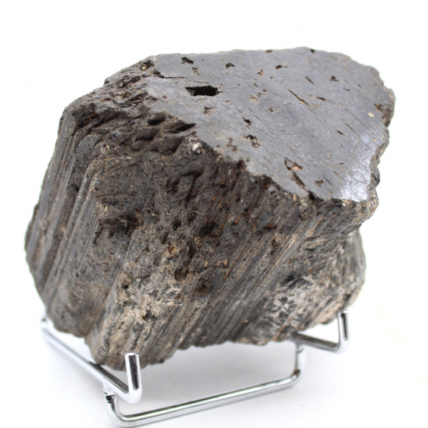 Stor svart turmalin från Madagaskar - Autentisk mineral