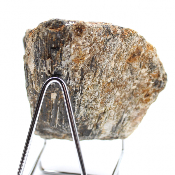 Massiv svart turmalin - Naturligt Madagaskarblock