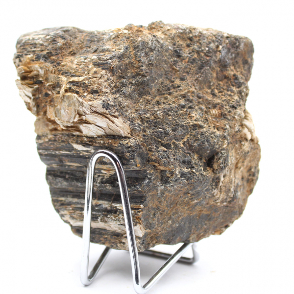 Mineralogiskt prov - Rå svart turmalin Madagaskar