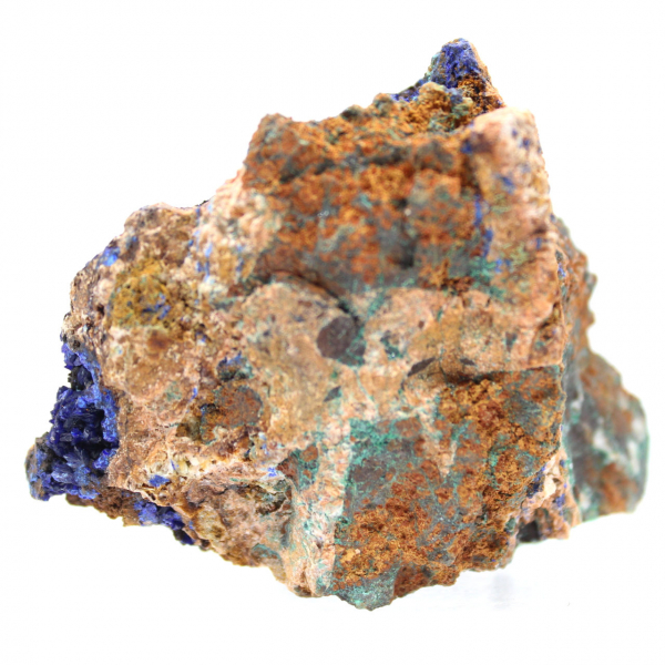 Malakit och Azurit-duo på matris