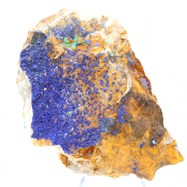 Tvåfärgad azuritmalakitprov