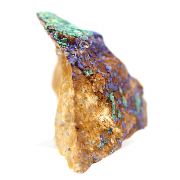 Rå azuritmalakit från Marocko