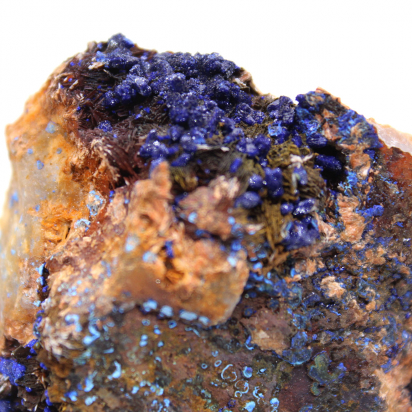 Malakit Azuritprov Marocko