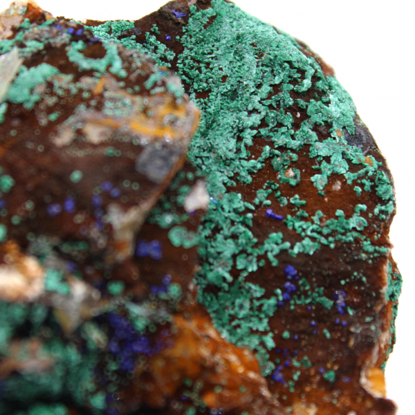 Azurit Malakit Duo på matris