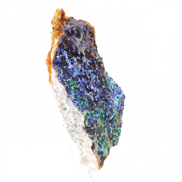 Rå naturlig malakit azurit