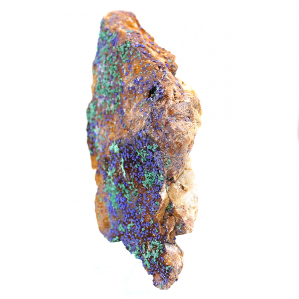 Blandade kristaller Azurit Malakit