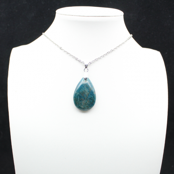 Madagaskar Blå Apatit Hänge - Litet Värdefullt Exemplar