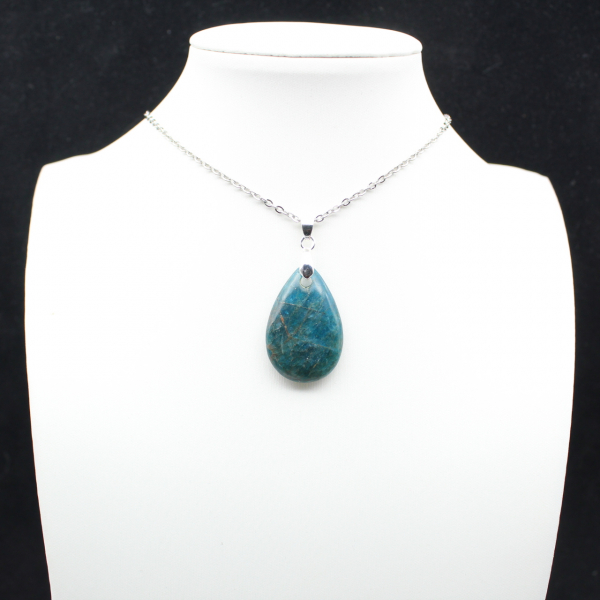 Madagaskar Blå Apatit Hänge - Litet Värdefullt Exemplar