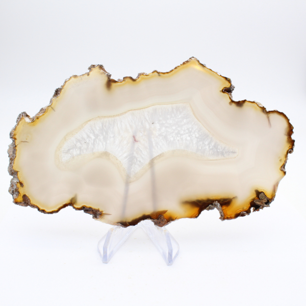 Naturlig brasiliansk agatskiva