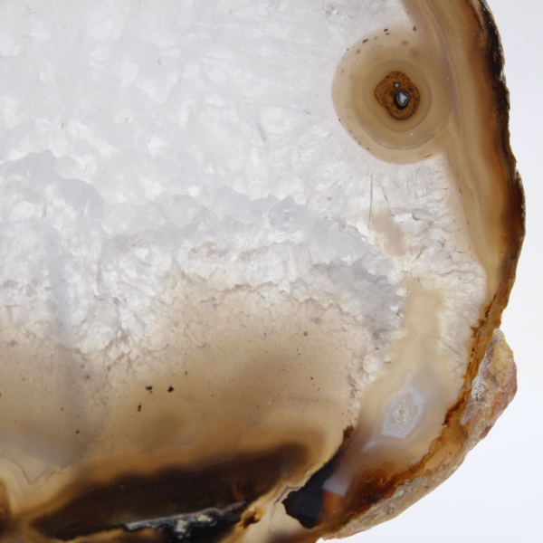 Brasiliansk bandad agatskiva