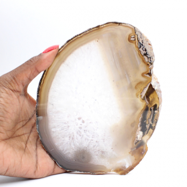 Brasiliansk bandad agatskiva