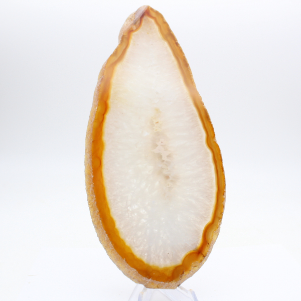 Prov av polerad sedimentär agat