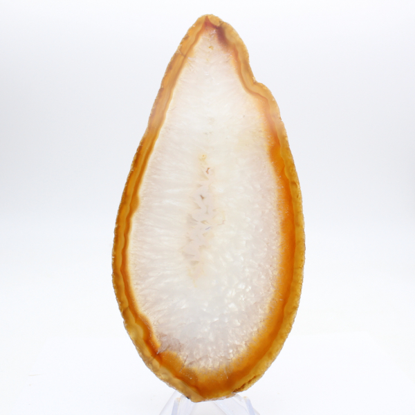 Prov av polerad sedimentär agat