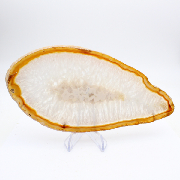 Polerad jätteagatskiva