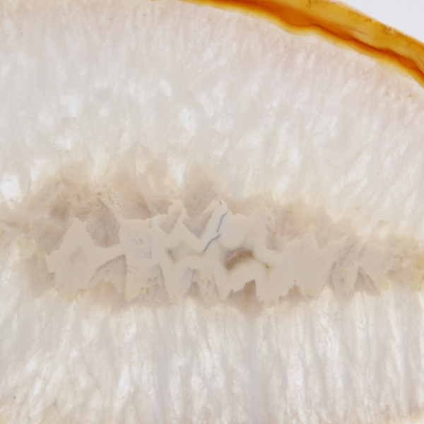 Polerad jätteagatskiva