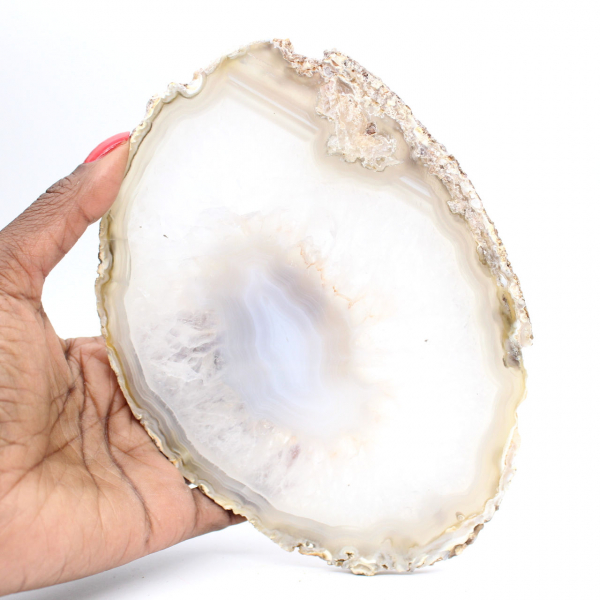 Massivt exemplar av polerad agat