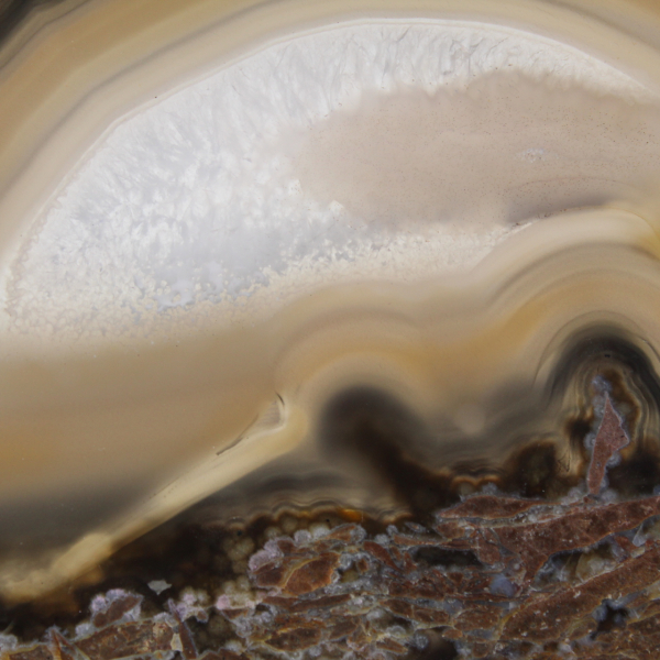 Samlarobjekt: Polerad agat