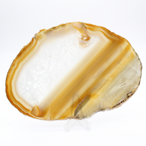 Liten skiva brasiliansk agat