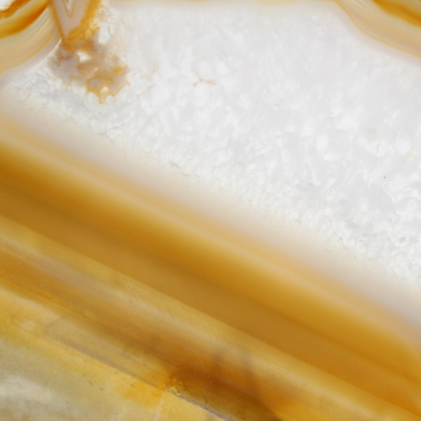 Liten skiva brasiliansk agat