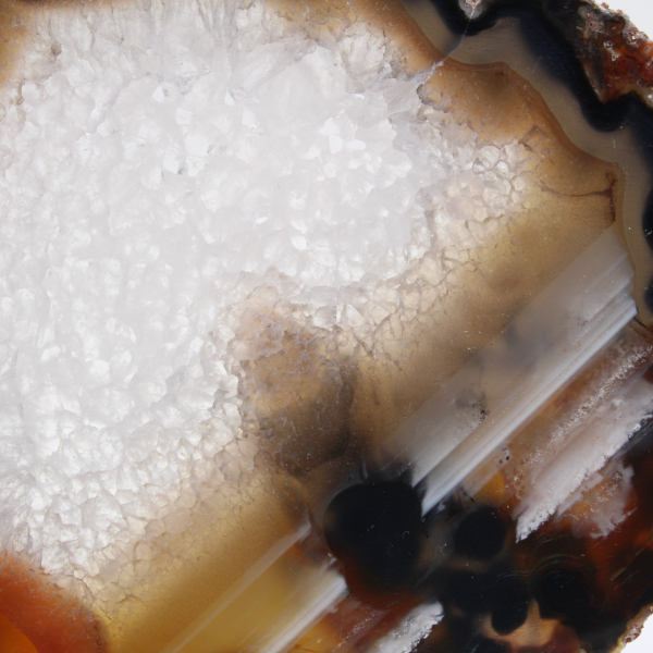 Stor naturlig agatplatta