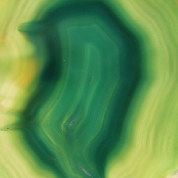 Skivad grön agat – brasilianskt samlarexemplar 255 g