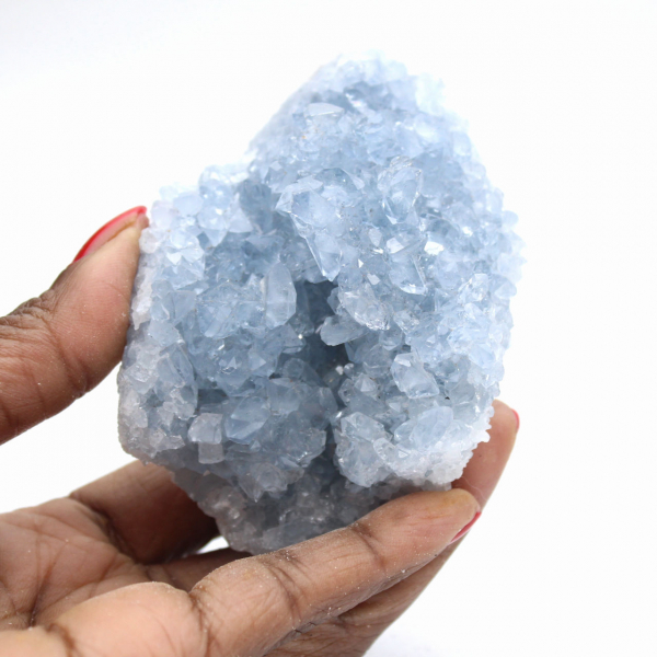 Liten Celestin Geod: Samlarmineral