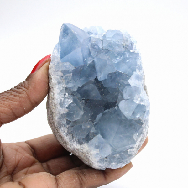 Massiv Celestin Geode från Madagaskar