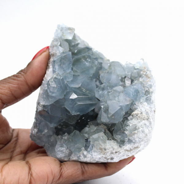 Stor Celestine Druse från Madagaskar