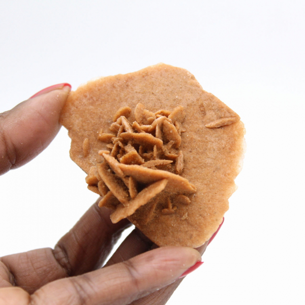 Ljus marockansk ökenros: fin kristallisering