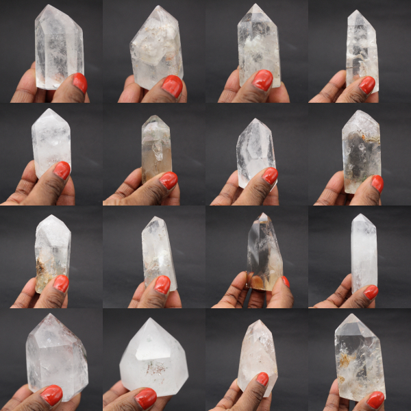 Kvartsprisma med inneslutning