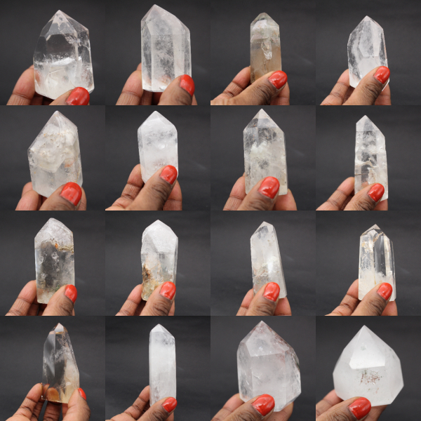 Kvartsprisma med inneslutning