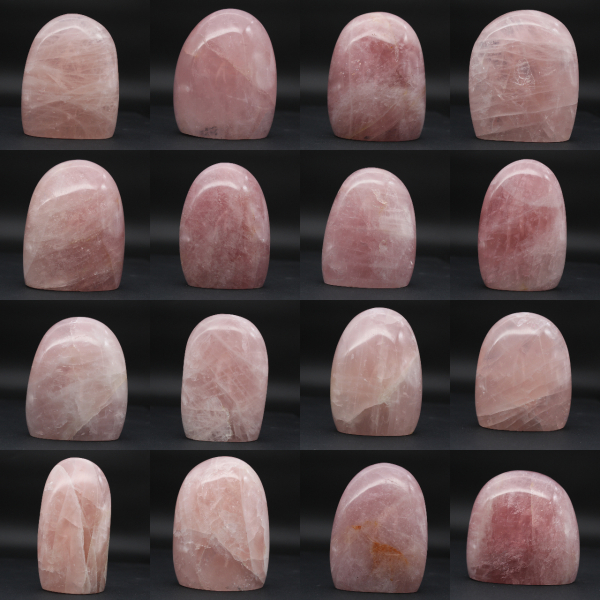 Samlarobjekt naturlig rosenkvart