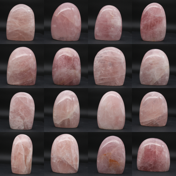 Samlarobjekt naturlig rosenkvart