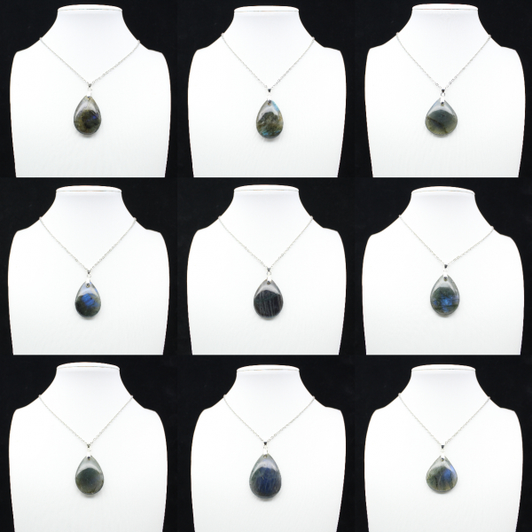 Labradorit dropphänge